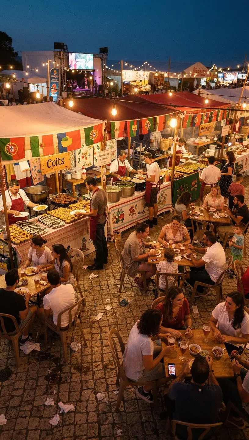 Práticas sustentáveis em planejamento de festivais.